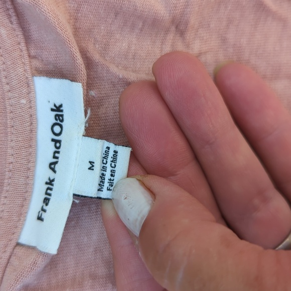 Frank and Oak hemp tee - Picture 2 of 5